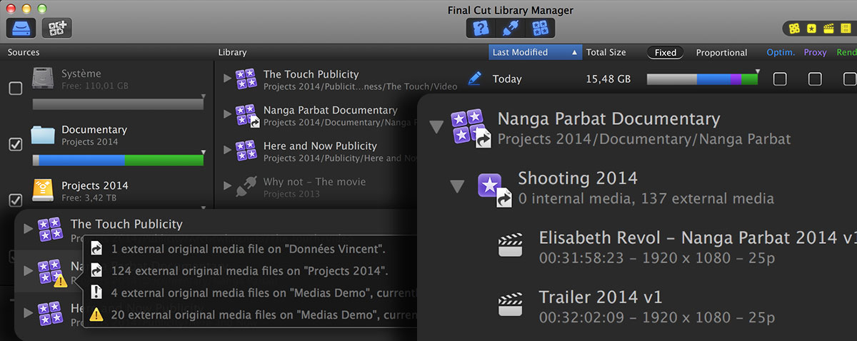 Final Cut Library Manager 2 FCPX