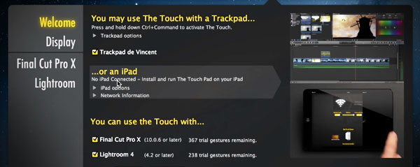 The touch fcpx lightroom