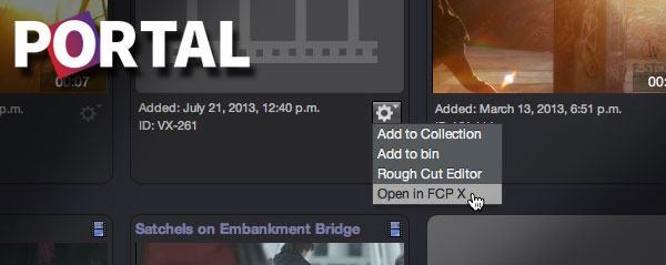 Cantemo Portal 1.6 FCPX