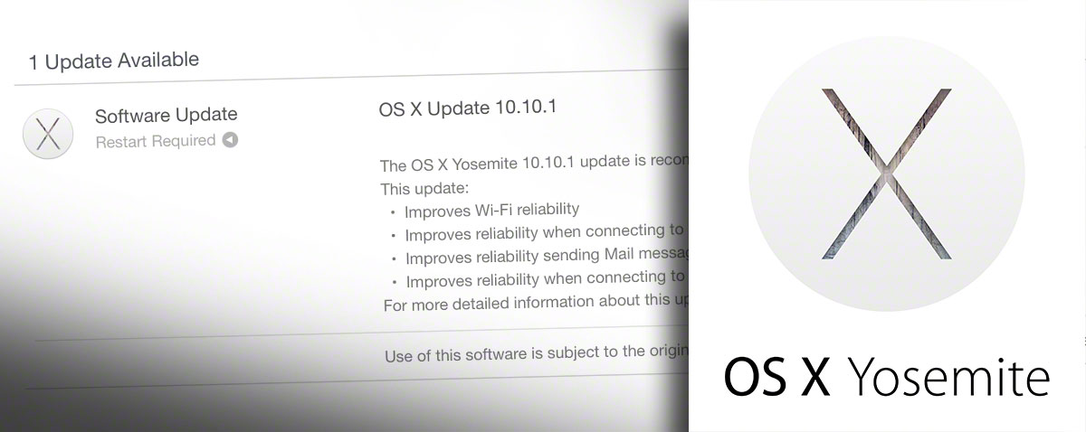 OSX Yosemite update 10 10 1