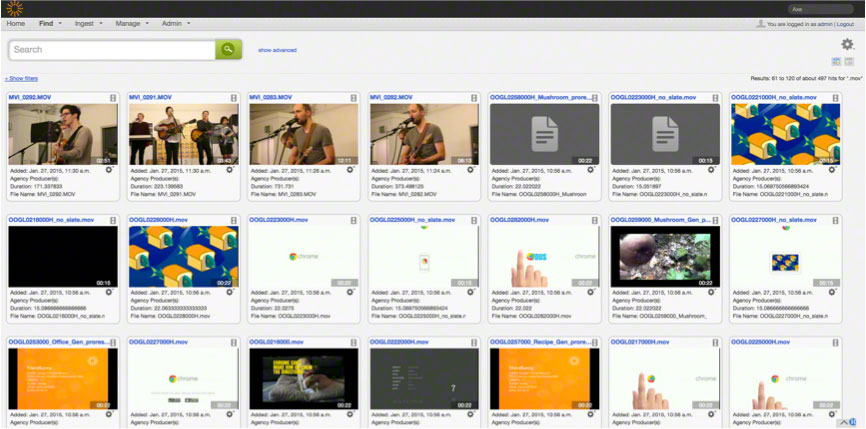 Cantemo Portal 72andsunny FCPX 2