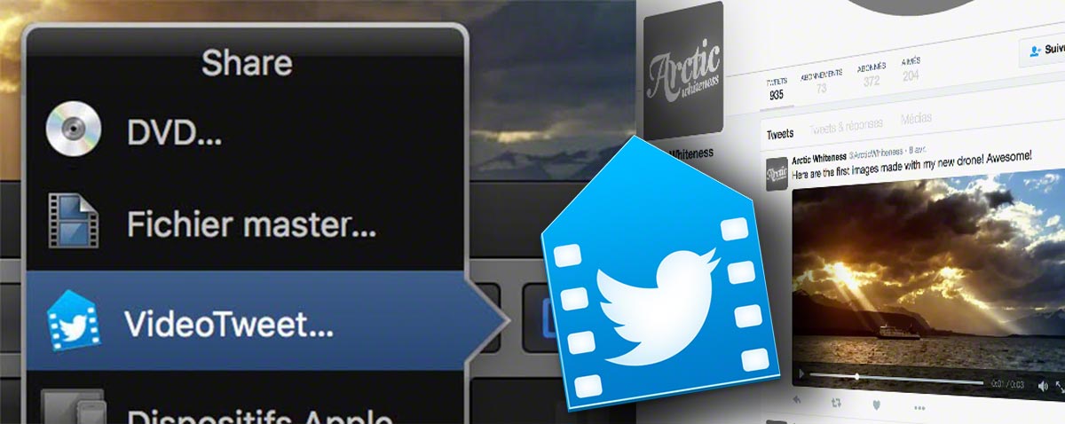 tweet video FCPX