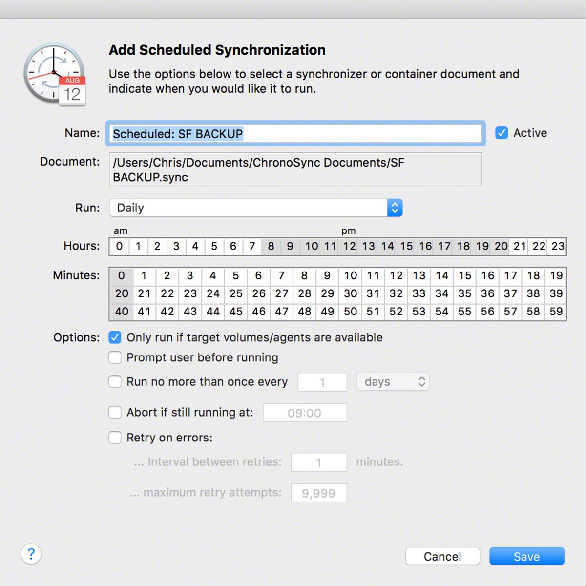 8ChronoSync-Scheduler