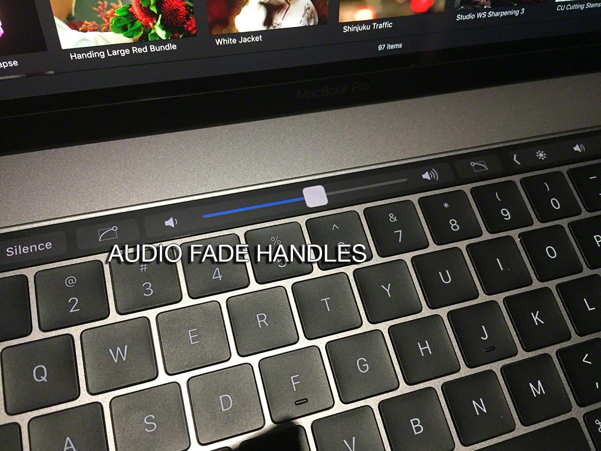 audio fade handles