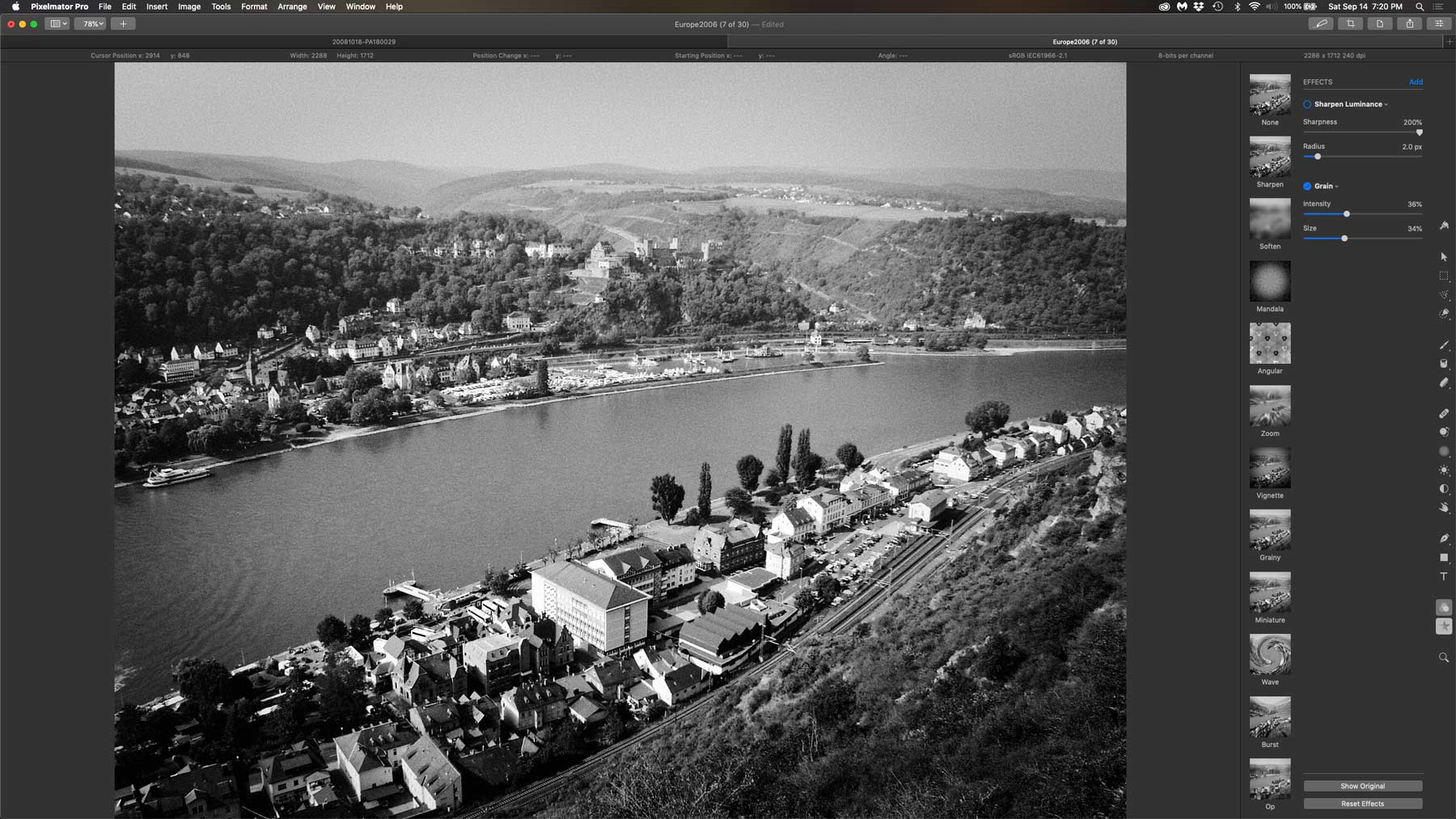 PixelmatorPro noir