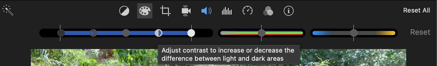 imovie color correction