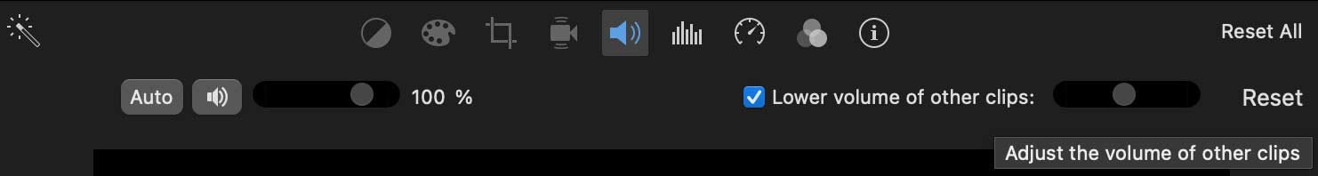 imovie ducking