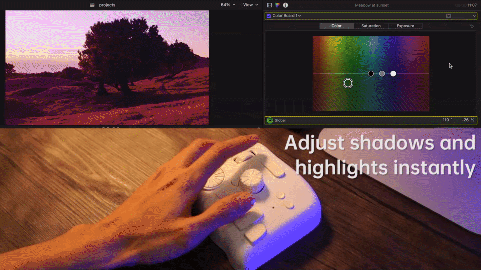 fcp x tb color grading