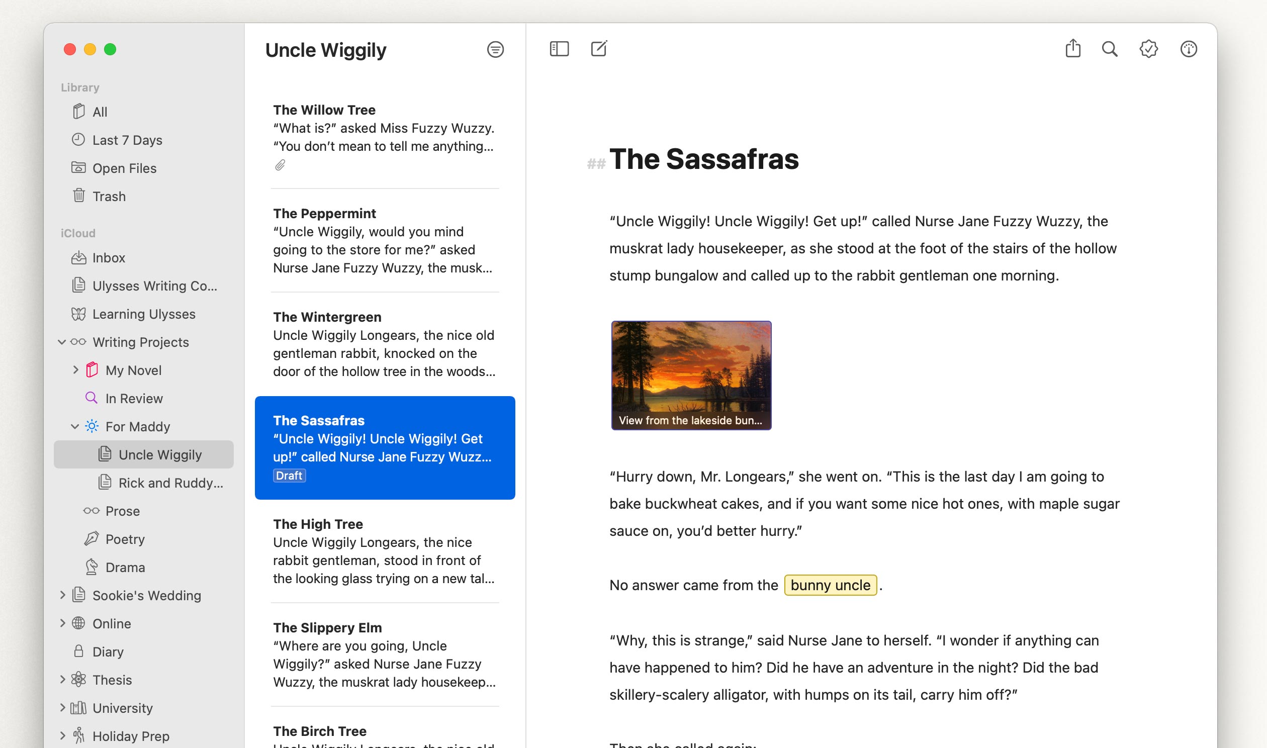 Ulysses mac app
